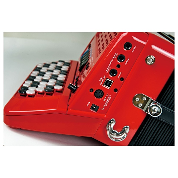 ROLAND FR-1XB RD V-Accordion - Butonlu Dijital Akordiyon (Kırmızı)